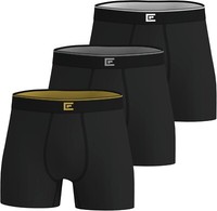 Men Bamboo Boxer Shorts Breathable Moisture Wicking Underwear 3 Pack and 6 Pack