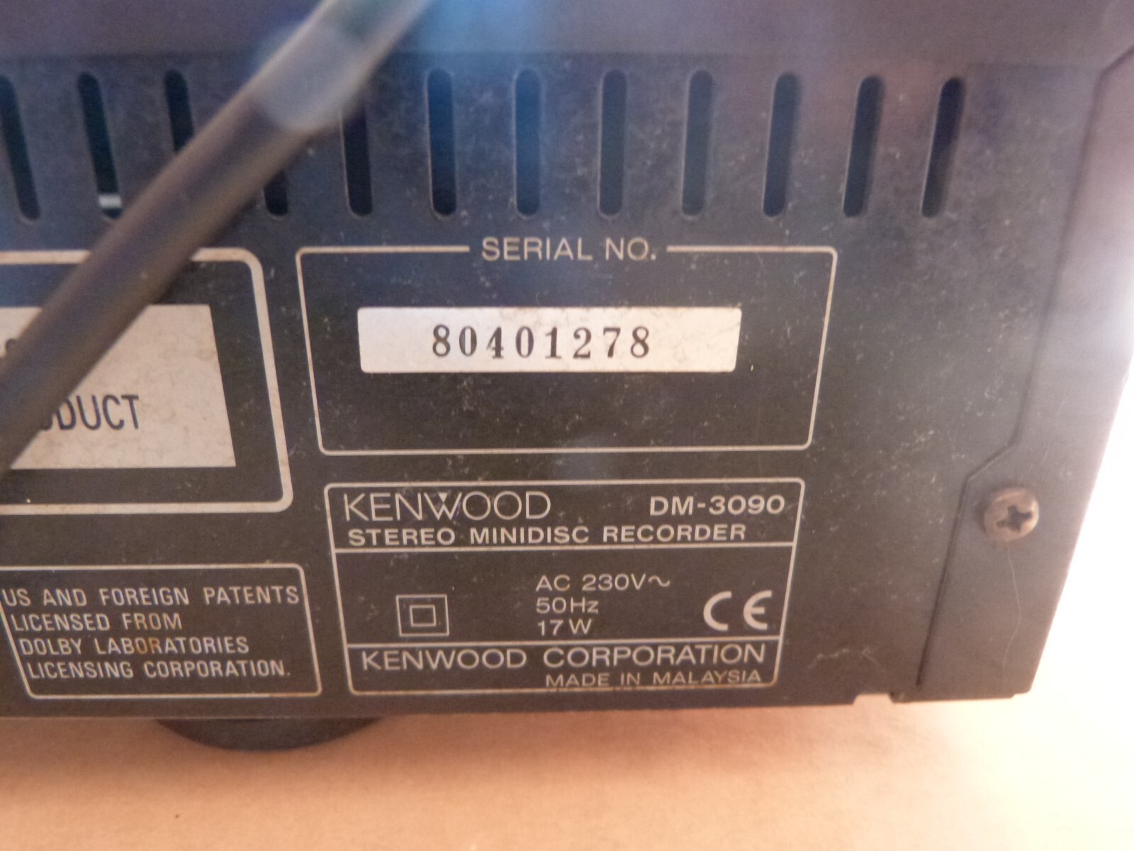 lecteur Minidisc MD Kenwood DM3090 comme neuf complet en boite eBay