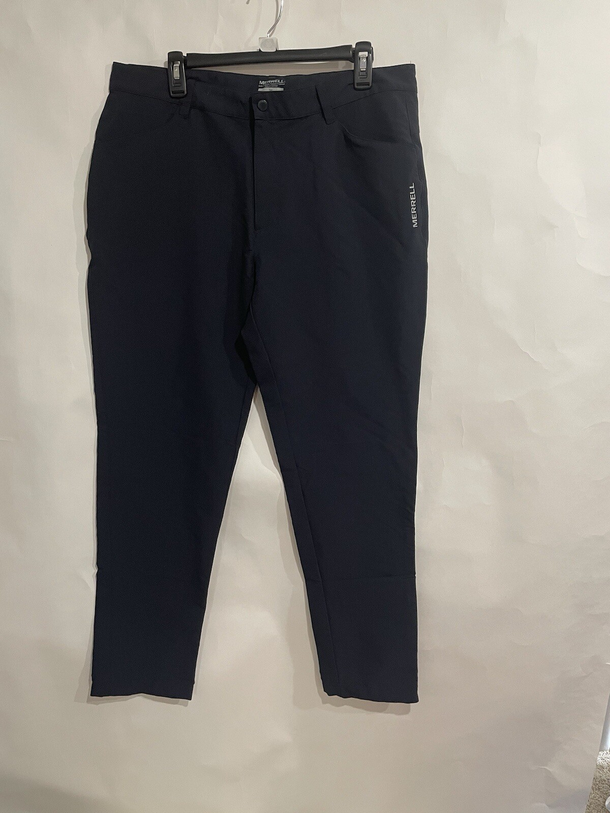 Pantalone uomo Merrell taglia 36 nero tasche e tasca posteriore con zip