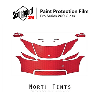 Tesla Model 3 2024-2026 3M PRO Series PreCut Paint Protection Film Clear Bra PPF - Image 1 of 4