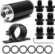 30 Micron Inline Fuel Filter W 6an 8an 10an Adapter Fitting An Fuel Filter 30 Micron Inline Fuel Filter W 6an 8an 10an Adapter Fitting An Fuel Filter