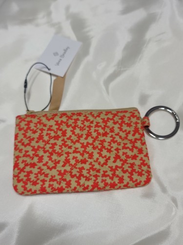 Vera Bradley's ZIP ID CASE in DESERT CLOUD Pattern, Orange, Wallet, 3" x 5" NWT - Picture 5 of 7