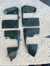 1966 Lincoln Continental Door Hinge Cover Set  4 Pieces Dark Green