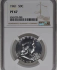 1961 Franklin Half Dollar PF 67 NGC