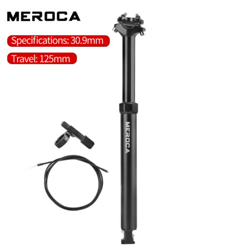 MEROCA MTB Seat Post Dropper Post 27.2/30.9/31.6mm Internal Cable Mountain Bike - Picture 10 of 11
