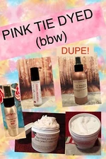 PINK TIE DYED Perfume, roll on, EDP, Goat Milk, Lotion, Spray  FREE SHIPPING!
