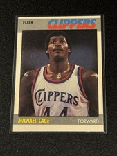 1987-88 Fleer Michael Cage #15 RC
