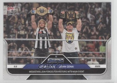 2025 Topps Now WWE /6484 Logan Paul John Cena #59 0lk4