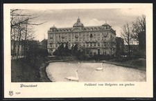 D�sseldorf, Parkhotel as seen from the Hofgarten, Postcard 