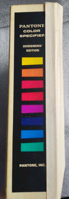 Vintage 1973 Pantone Color Specifier Designer's Edition Ring-Bound