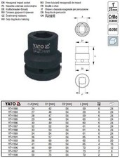Yato Kraftschrauber-Einsatz 1" 24-50mm Freie Auswahl