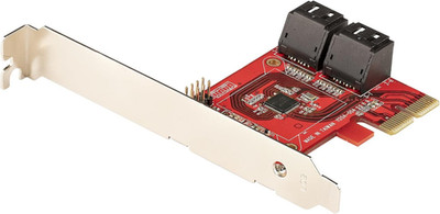 SATA Pcie Card - 4 Port Pcie Expansion Card - 6Gbps - Low/Full Profile - ASM1164