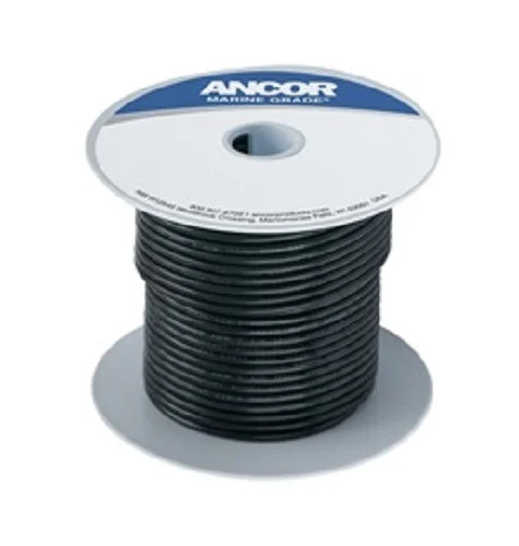 Ancor 100099 Marine Tinned Copper Boat Wiring (18-Gauge, Black, 1000-Feet) - Picture 1 of 1