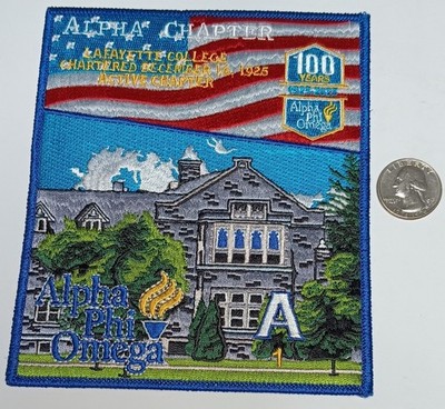 2025 Alpha Phi Omega 100th Anniversary Alpha Chapter #1 Lafayette College Easton