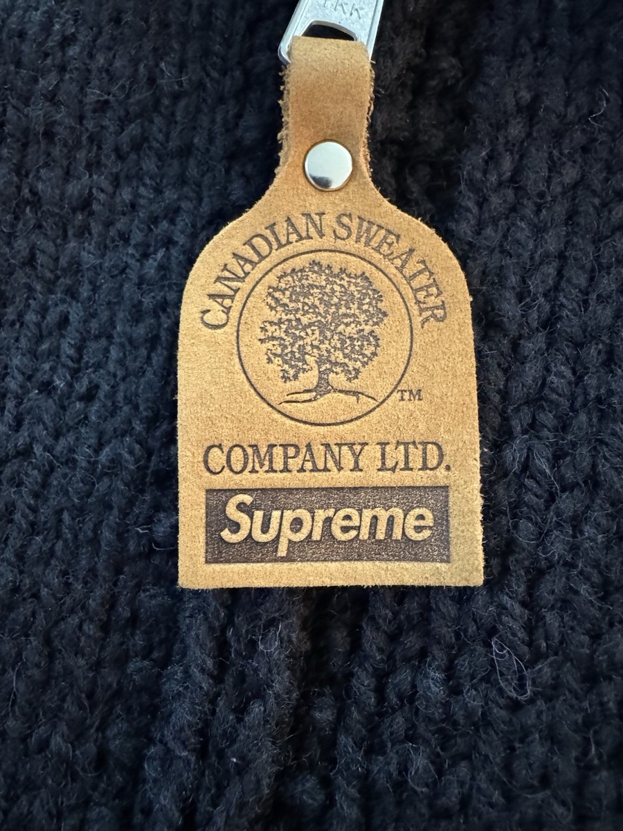 Supreme Child of Hell Cowichan Sweater Black, Red FW24 Mens L. New