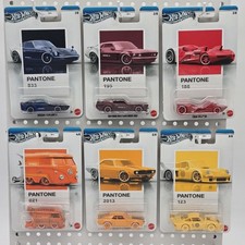 Hot Wheels - Silver Series - Pantone Full Set - Set of 6 Cars 