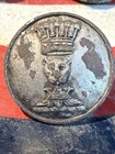 Dug Civil War 💥 🇺🇸 💣 Silver Livery Cat Button PH LA