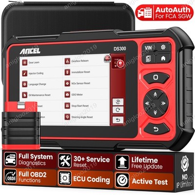 ANCEL DS300 Bi-directional Bluetooth OBD2 Scanner Diagnostic Tool FCA Autoauth