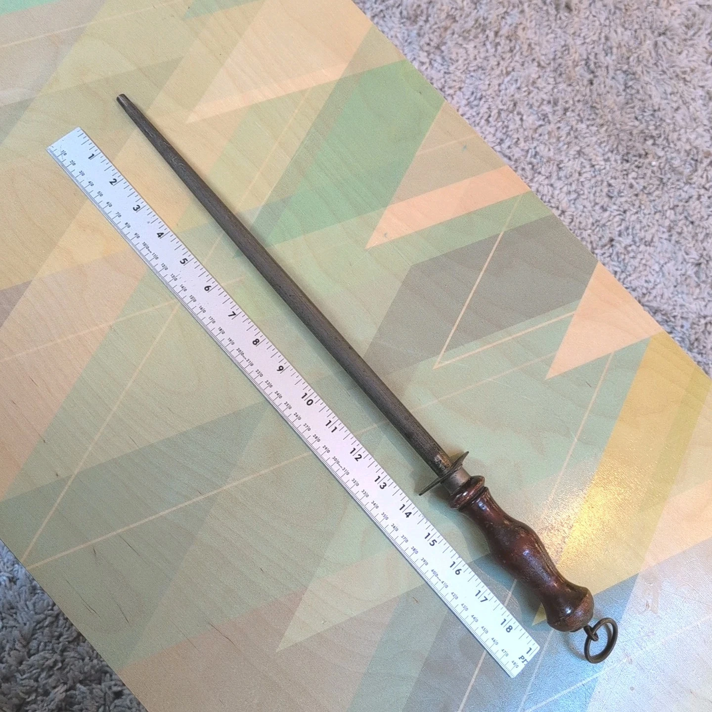 Vintage Butcher's Steel Honing Steel Rod Knife Sharpening Sharpener 20" USA Made
Opens in a new wind