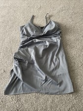 Pretty Little Things Grey/Blue Dress  - Size 10 - Mini