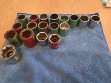 Mechanics Sockets Vintage Tools 12 12pt 6pt Drive Sockets Lot Usa Large Value