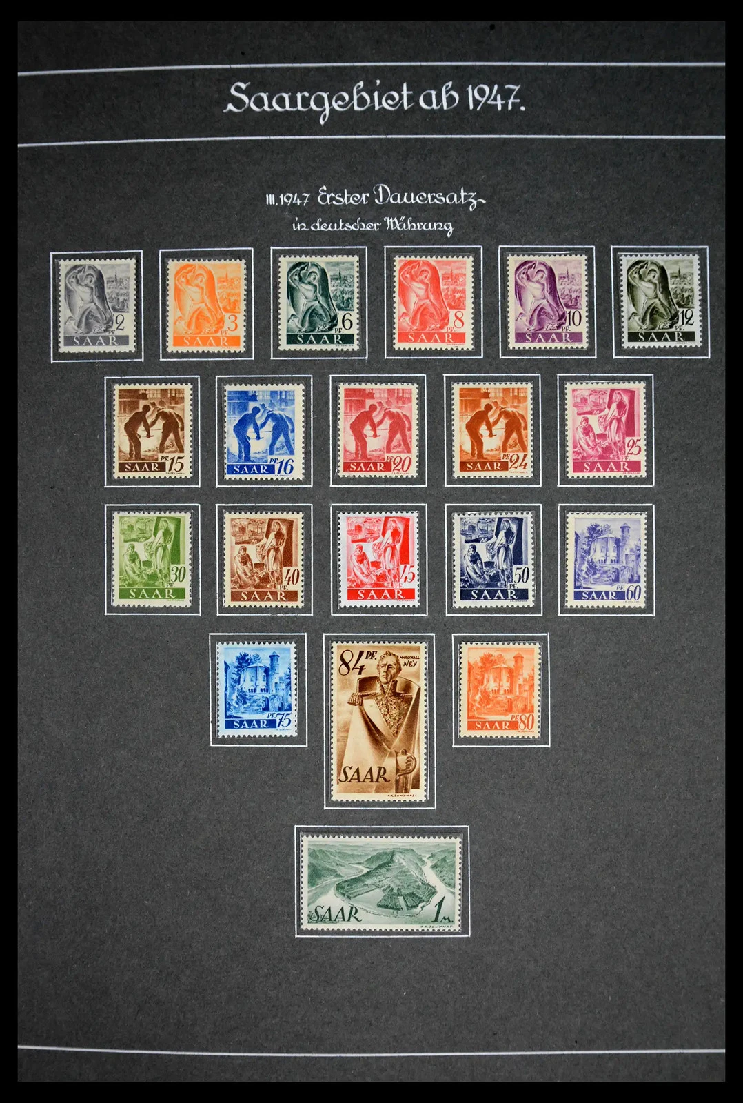 Saar Germany stamp collection