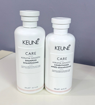 Keune Care Keratin Smooth Smoothing Shampoo and Conditioner 300ml 10.1 oz