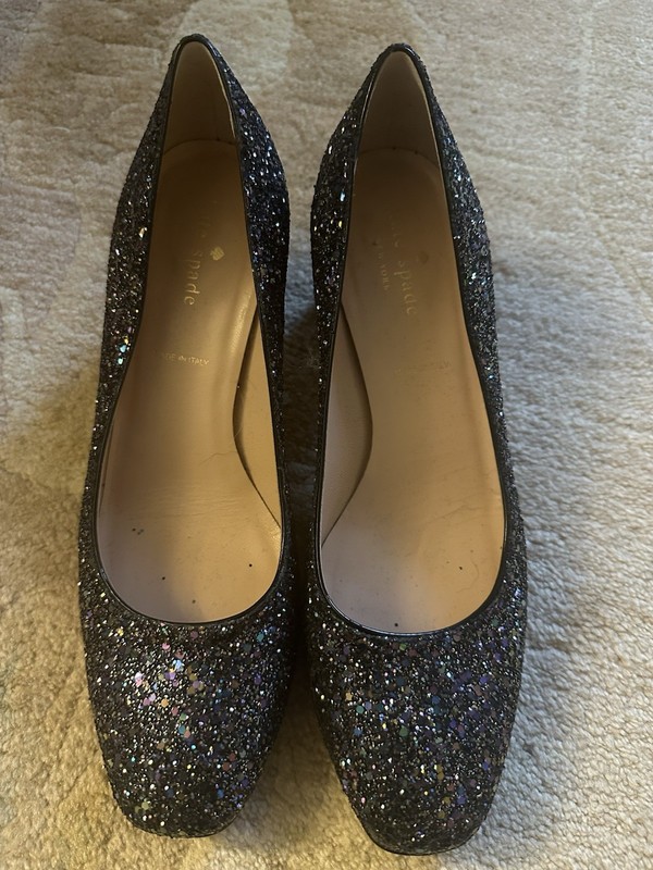 Kate Spade Dolores Sparkly Festive Heels Pumps Size 8.5