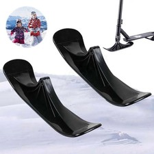 1 Pair Scooter Sled Ski Board Snow Sledge Board Set Snow Scooter for Kid Outdoor