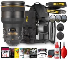 Nikon AF S NIKKOR 200mm f2G ED VR II Lens Deluxe Bundle