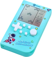 New Block Game Console with 26 Game Macaron Colors Retro Pocket Game Machine Bri