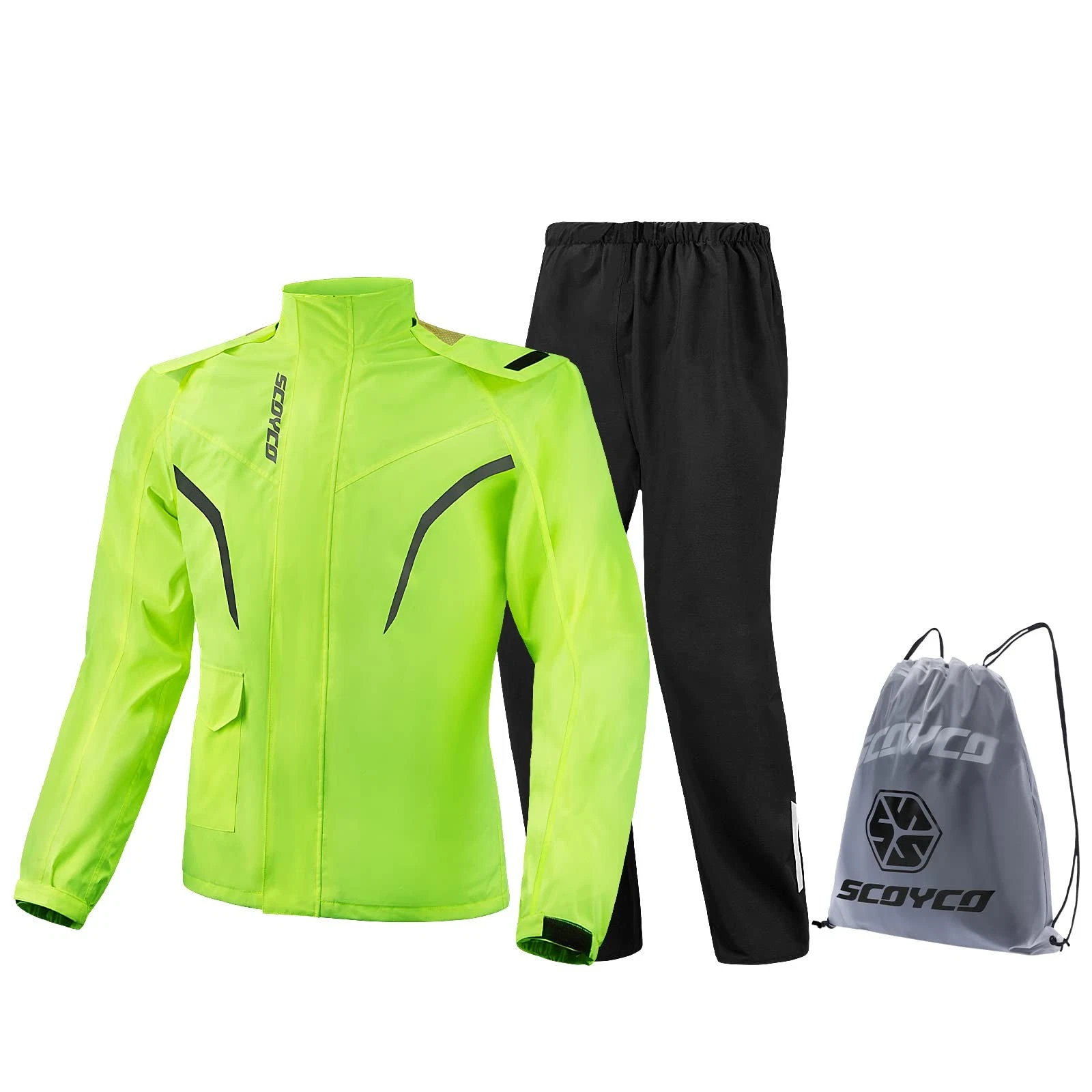 Waterproof Rain Jacket for Men, Lightweight Packable Coat with Hood, 2Piece Set
Opens in a new windo