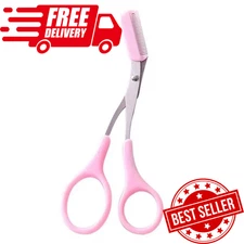 Eyebrow Trimmer Scissors With Comb Remover Makeup Tools Hair Removal Grooming