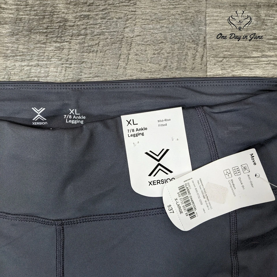 Xersion Mid Rise Legging Size 7/8 - Image 2 of 4