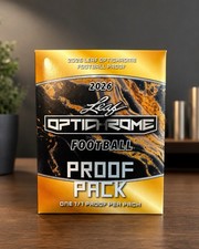 2026 Leaf Optichrome Football Sealed Proof Pack One #1/1 Card Per Pack