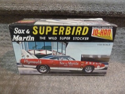 Jo-Han 1970 Sox & Martin 70 Superbird Stock or Race 1/25 FS Model