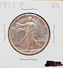 Walking Liberty Half Dollar 1943 P Brilliant Uncirculated Nice