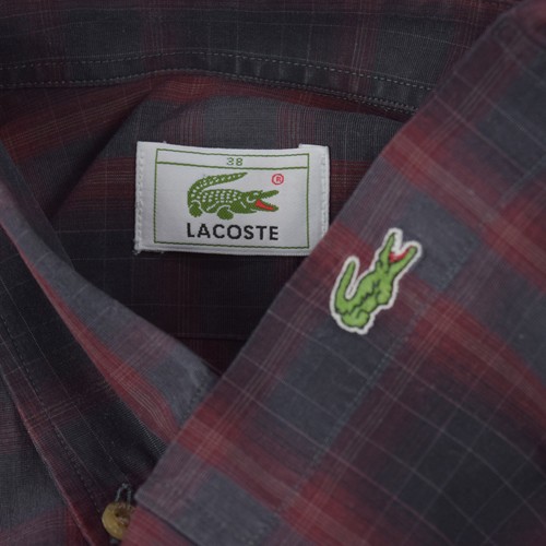 LACOSTE Devanlay Herren Hemd 38 S langarm kariert Men Shirt Oberteil wie NEU - Bild 2 von 2