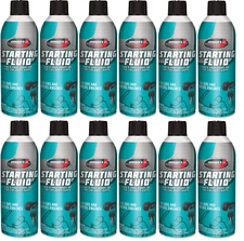 Johnsen's Starting Fluid for diesel engines lawn mowers chainsaws 10.7oz 12 Pack