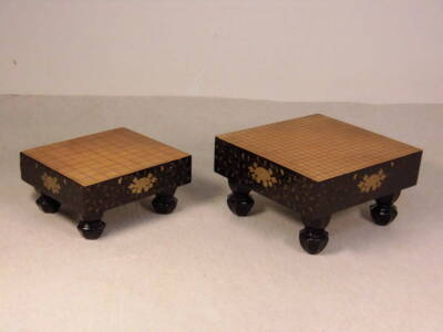 Rare Vintage Japanese Go-Board Shogi-Board minisize makie Rare Item