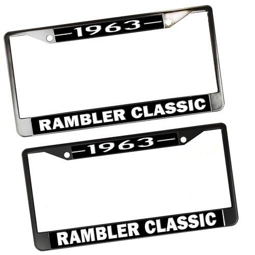 1961-1966-amc-rambler-classic-classy-car-one-metal-license-plate-frame
