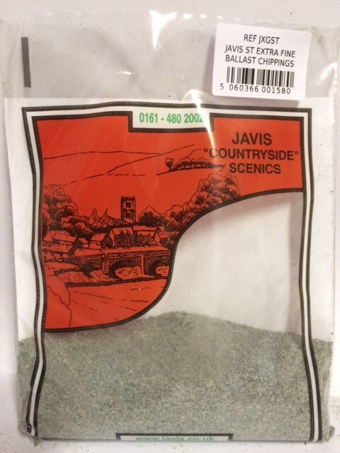 Javis Extra Fine Grey Ballast Chippings Model Railway Wargames or Miniatures