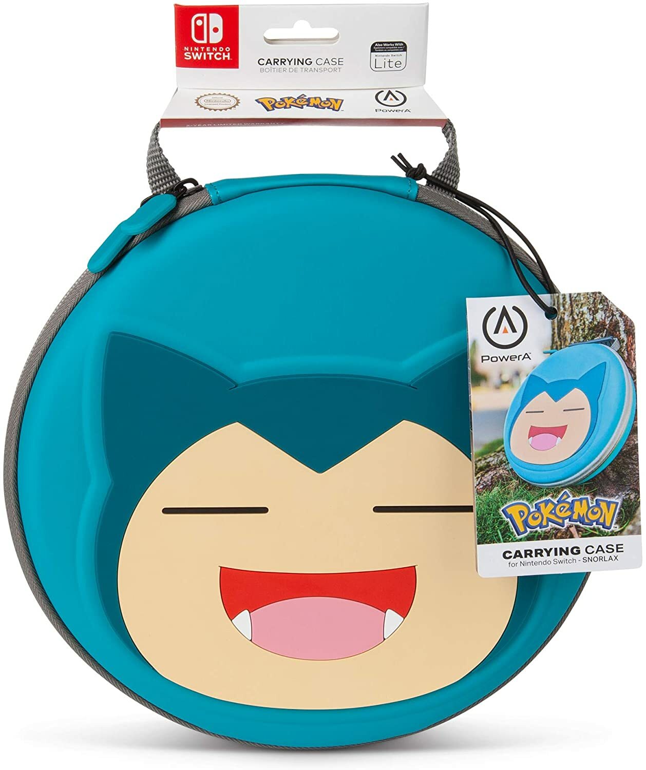 Pochette Pokémon Ronflex évitez les rayures sur votre Nintendo Switch Lite avec PowerA