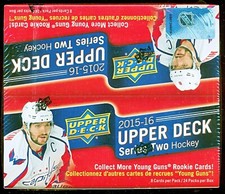 2015-16 UPPER DECK SERIES 2 HOCKEY FACTORY SEALED RETAIL BOX