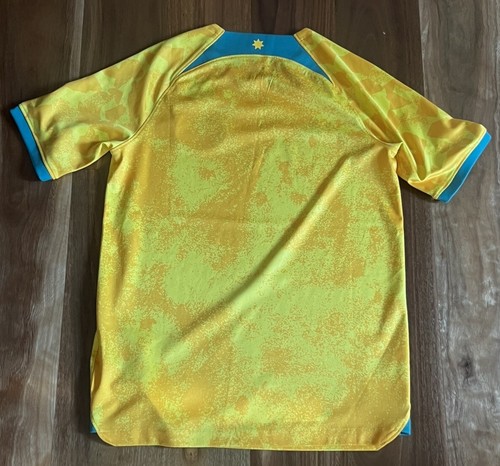 Mathew LECKIE hand Signed Socceroos Australia 2022 World Cup Shirt NIKE Youth XL - Picture 11 of 20