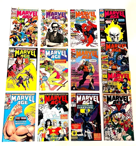 146 MARVEL AGE #1-140 /ANN #1-4/ PREVIEW #1-2 COMPLETE SET  1983-1994 RARE VF/NM