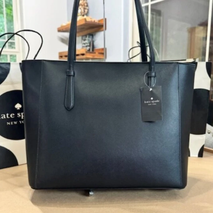 Nuova borsa media Kate Spade Schuyler Nero (K7354)