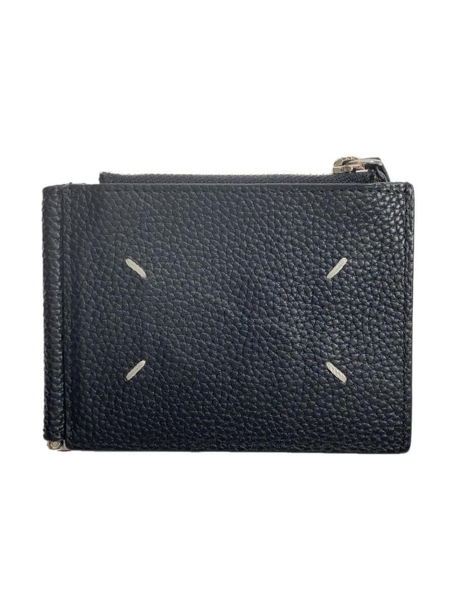 Maison Margiela Folded Wallet SLIM 2 PINCER Leather Black Maison Margiela Folded Wallet SLIM 2 PINCER Leather Black