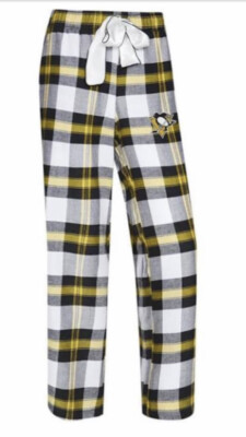 Pittsburgh Penguins Women's Plaid Flannel Pajama Pants S,M,L,XL,2XL *NEW*