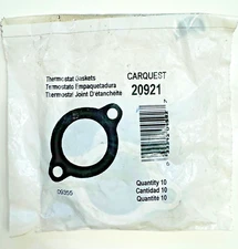 PACK OF 10 NEW CARQUEST Engine Coolant Outlet Thermostat Housing Gasket 20921